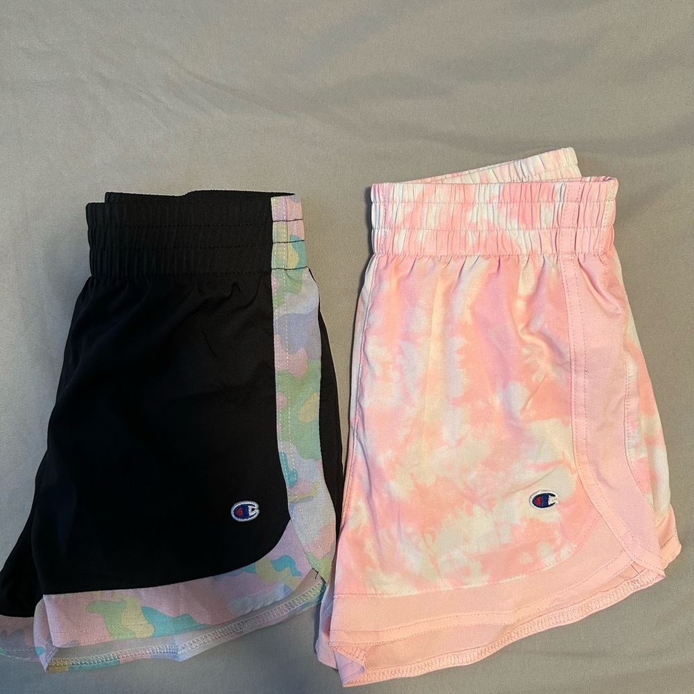 Champion Kids' Black and Tie-Dye Shorts